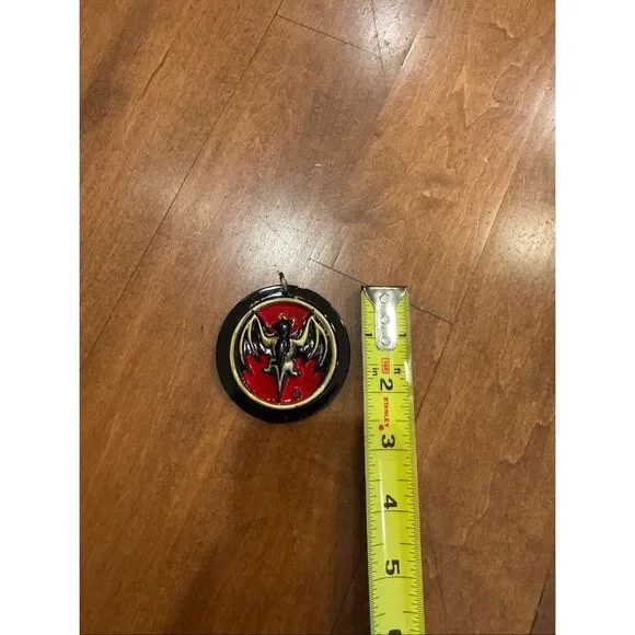 Vintage Bacardi Bat Logo Medallion Keychain Rum Bar Promo Advertising Collectibl - Picture 2 of 3
